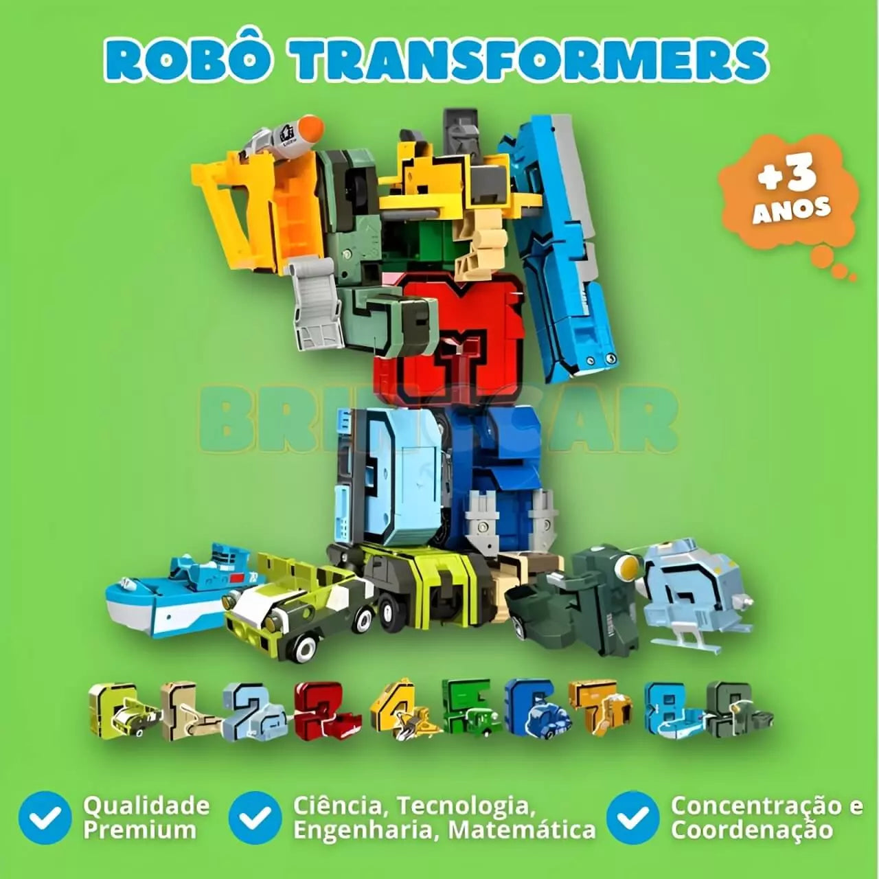 Robô Transformers Números