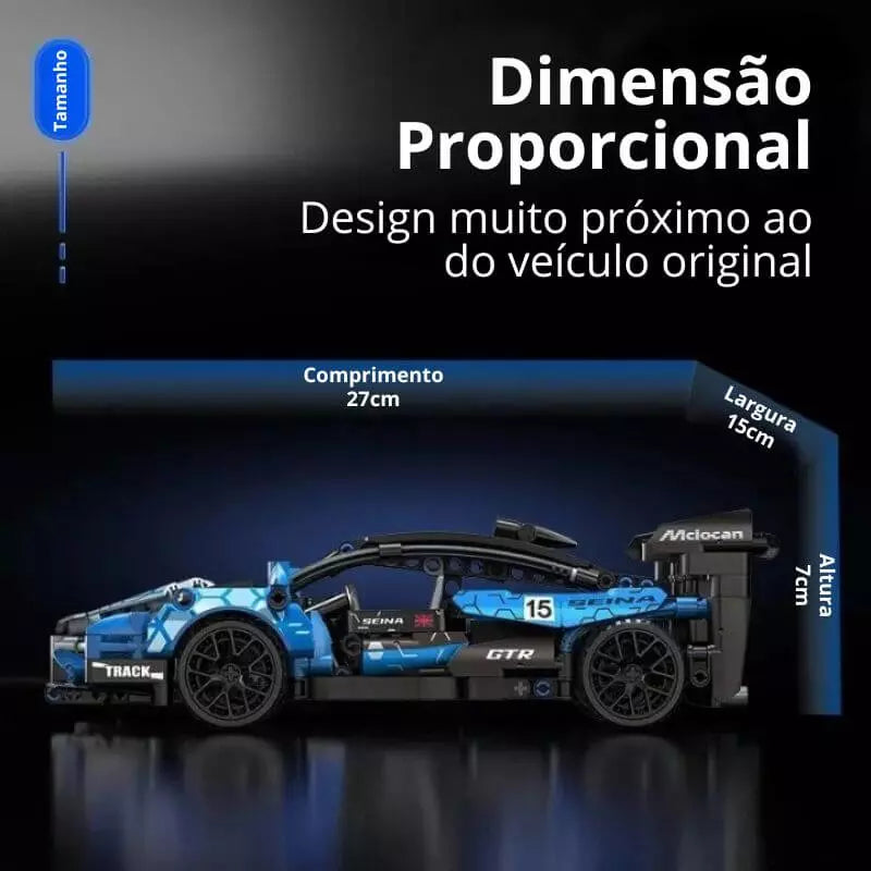 Blocos de Construção Carro Crianças Racing (Compre 2 Ganhe 50% na 2ª Unidade)