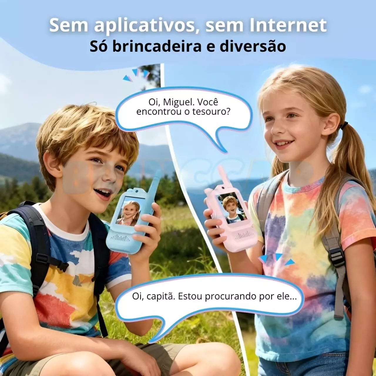 Walkie-Talkie Digital Infantil Brinccar