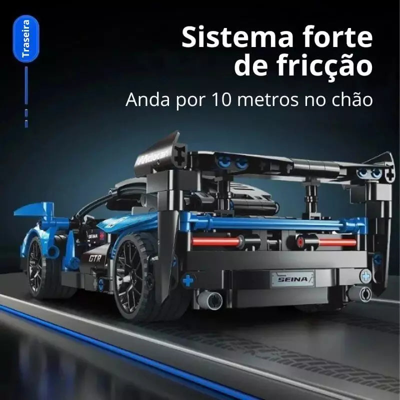 Blocos de Construção Carro Crianças Racing (Compre 2 Ganhe 50% na 2ª Unidade)
