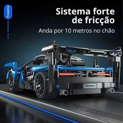 Blocos de Construção Carro Crianças Racing (Compre 2 Ganhe 50% na 2ª Unidade)