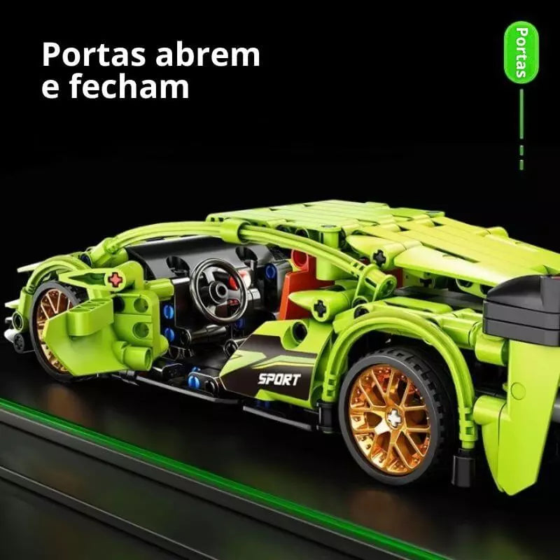 Blocos de Construção Carro Crianças Racing (Compre 2 Ganhe 50% na 2ª Unidade)