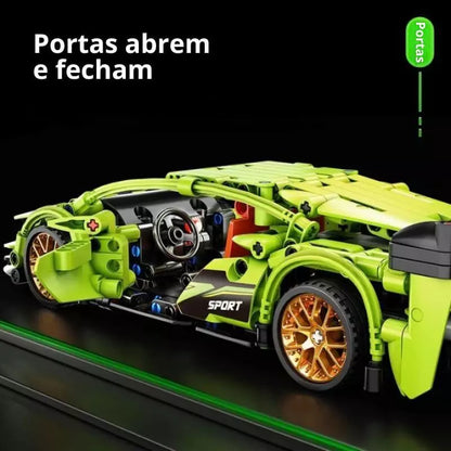 Blocos de Construção Carro Crianças Racing (Compre 2 Ganhe 50% na 2ª Unidade)