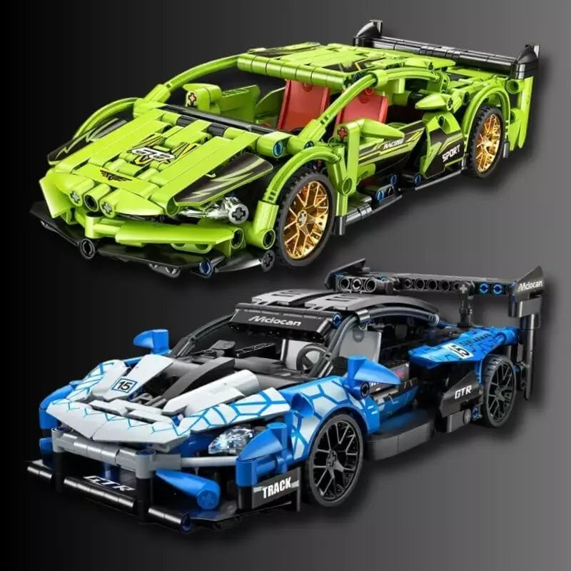 Blocos de Construção Carro Crianças Racing (Compre 2 Ganhe 50% na 2ª Unidade)