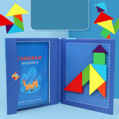 Quebra-Cabeça Magnético Tangram Montessori