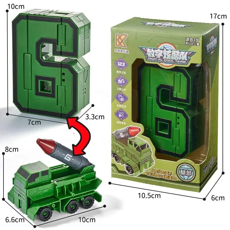 Números Transformers Grande