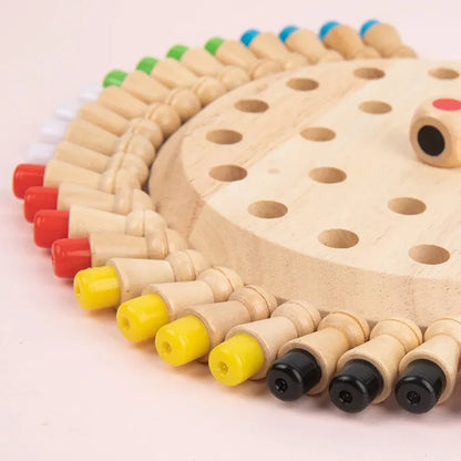 Jogo da Memória Madeira Cores Montessori