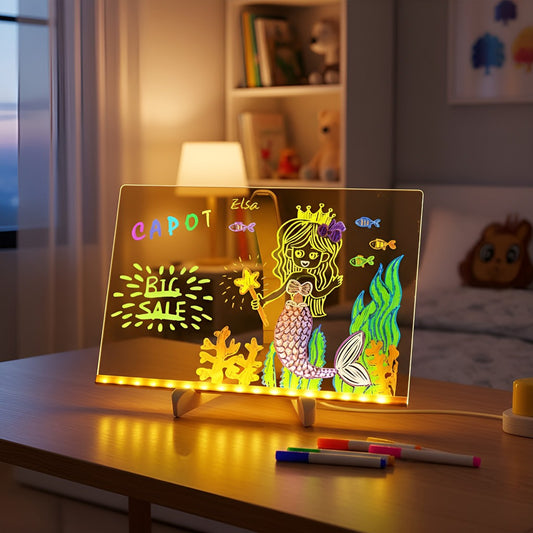 Lousa Mágica LED Infantil (30x20cm)