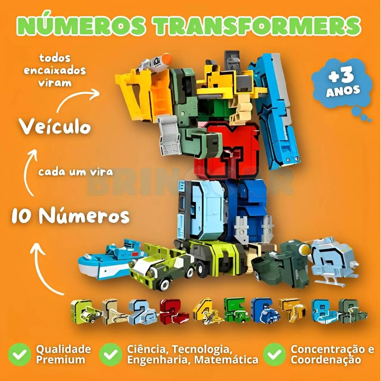 Números Transformers Grande